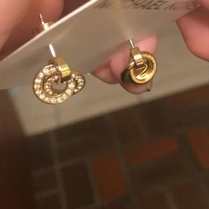 Michael Kors gold earrings